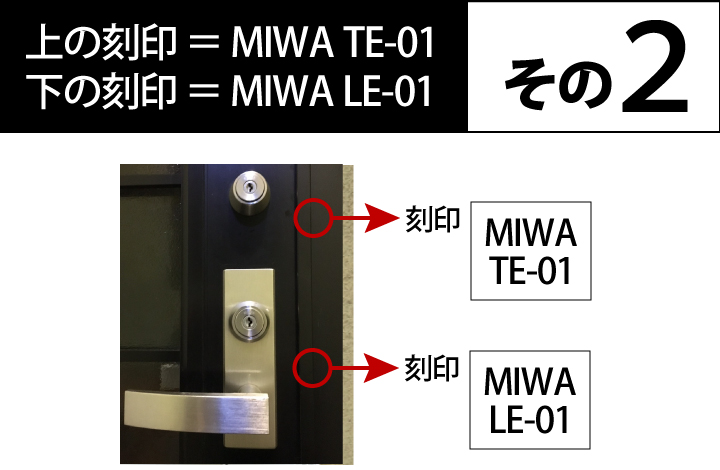MIWA シリンダー 選び方