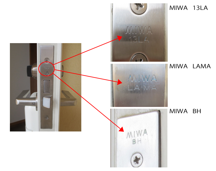 キーレックスmini「MIWA・ BH&LA取替用」 | 鍵の鉄人本店
