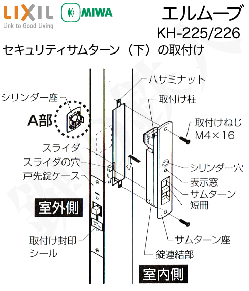 LIXIL エルムーブ KH-225/226
