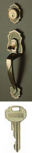 モナコ装飾錠