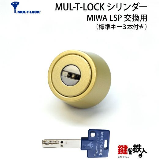 1-1) MUL-T-LOCK(マルチロック)LSP用 鍵(カギ) 取替え 交換