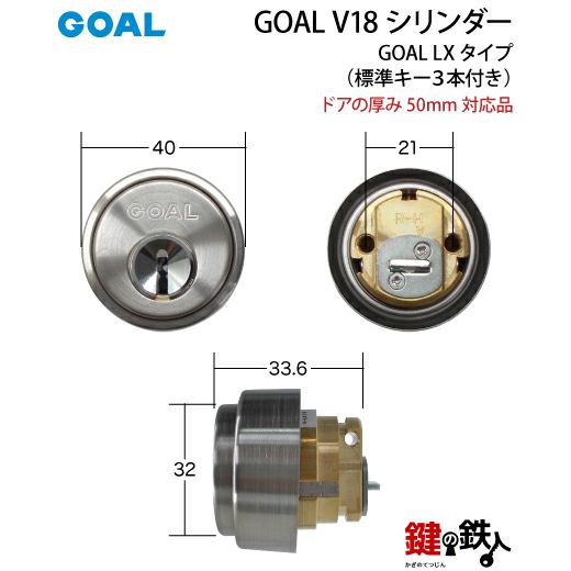 GOAL・LX用 セキスイハウスの勝手口 鍵(カギ) 取替え 交換シリンダー