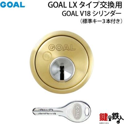 GOAL LXタイプの取替え用シリンダー(鍵)と玄関錠一式の交換のご案内